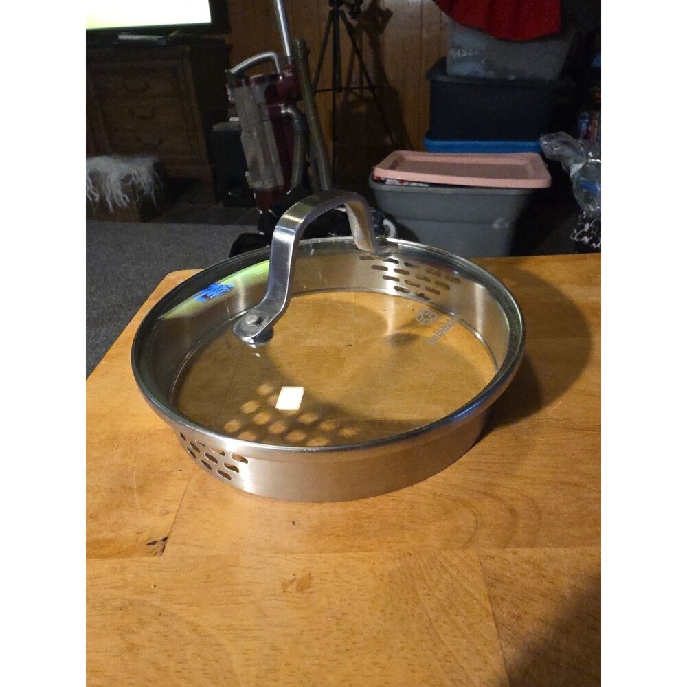 Calphalon Replacement Strainer Glass Sauce Pan LID ONLY for Classic 7” Inner Rim